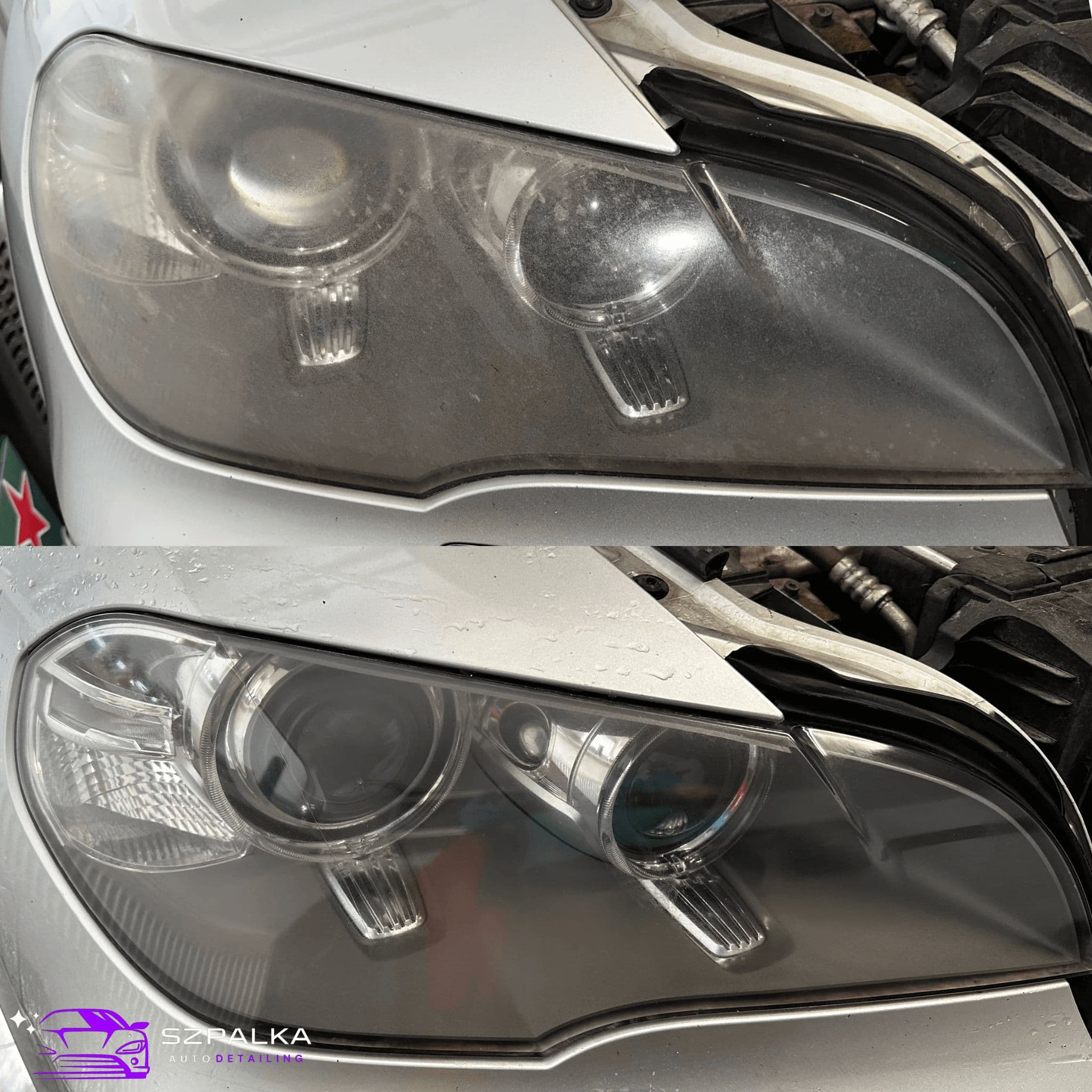 Polerowanie reflektorów w Rzeszowie - Szpalka Autodetailing